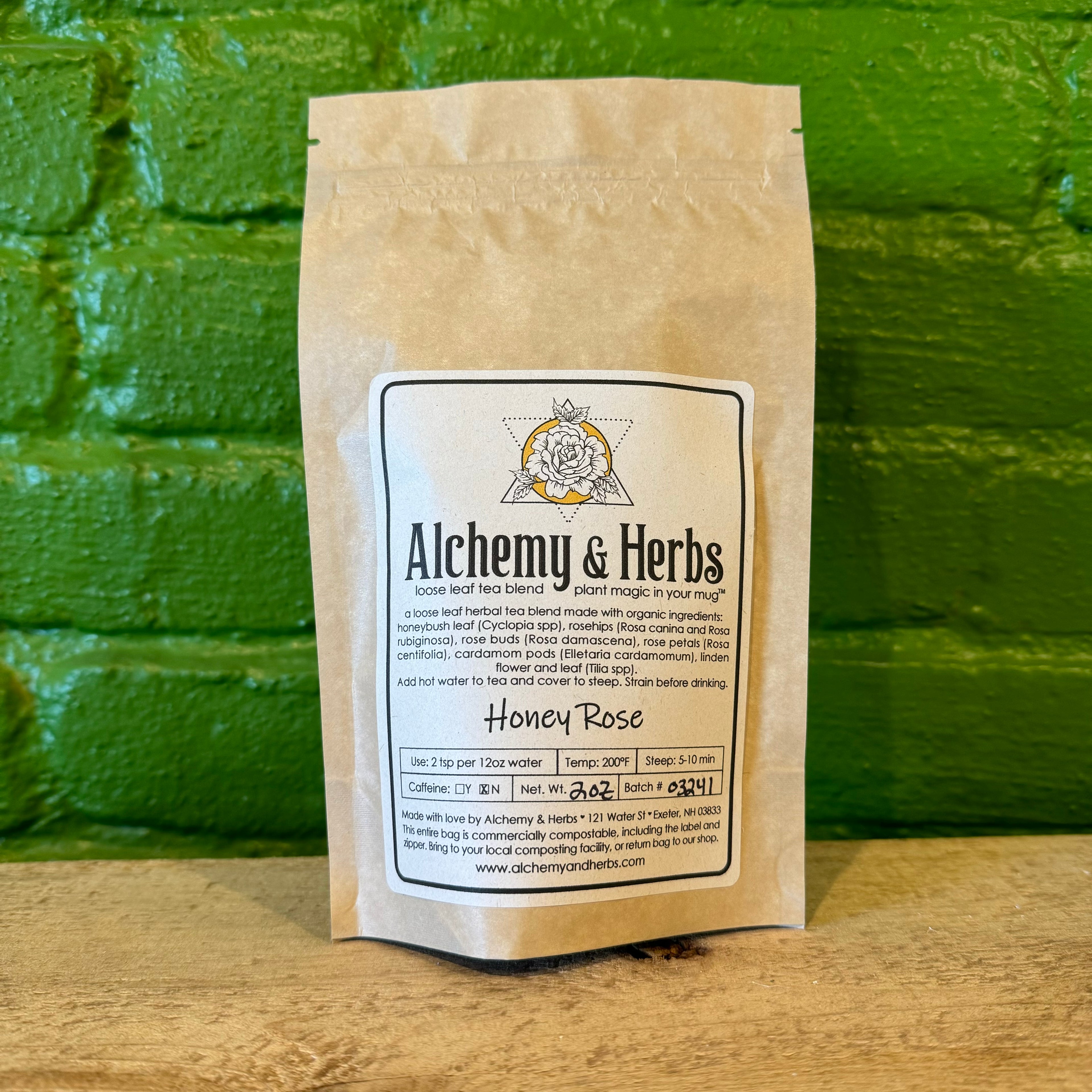 Honey Rose Herbal Tea Blend