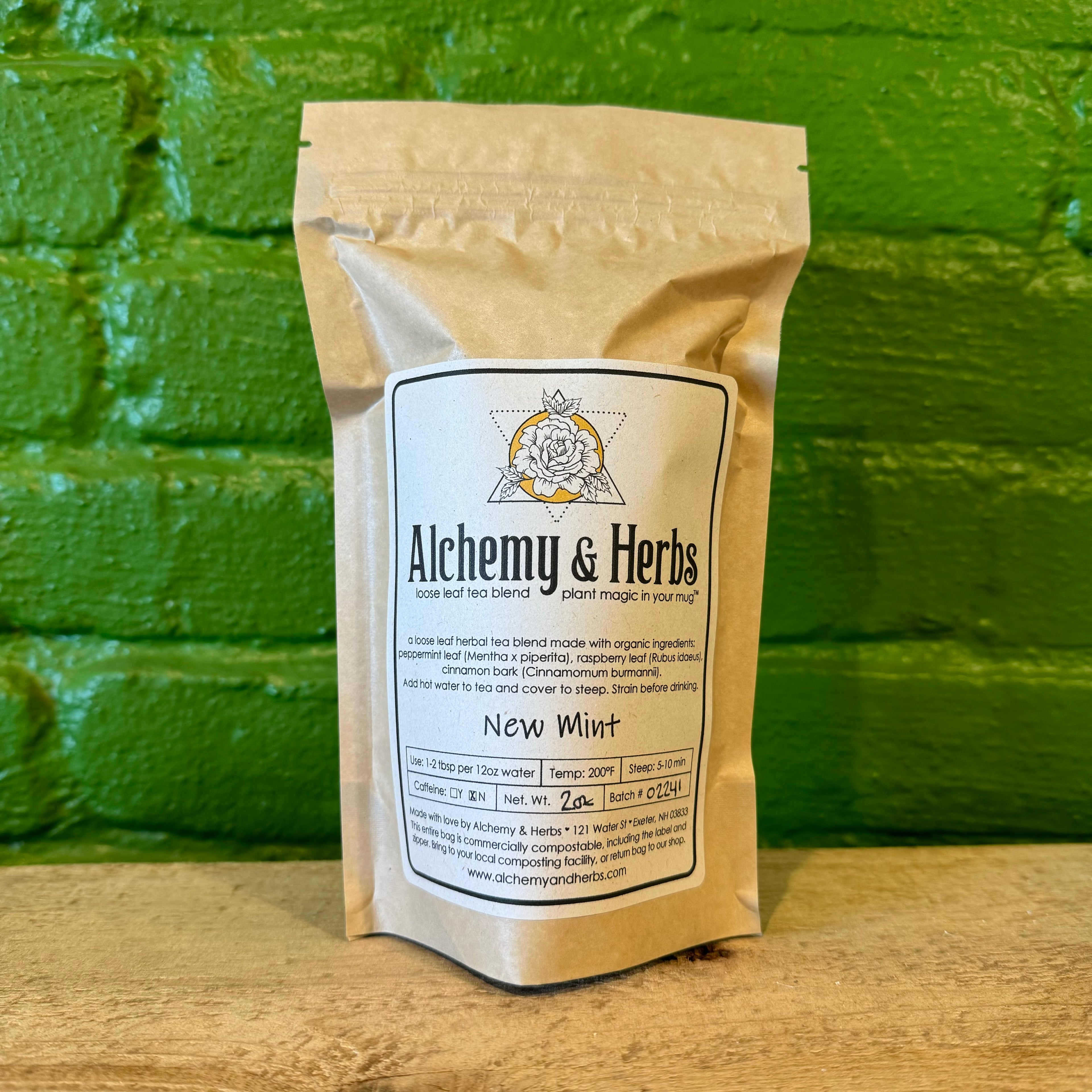 New Mint Herbal Tea Blend