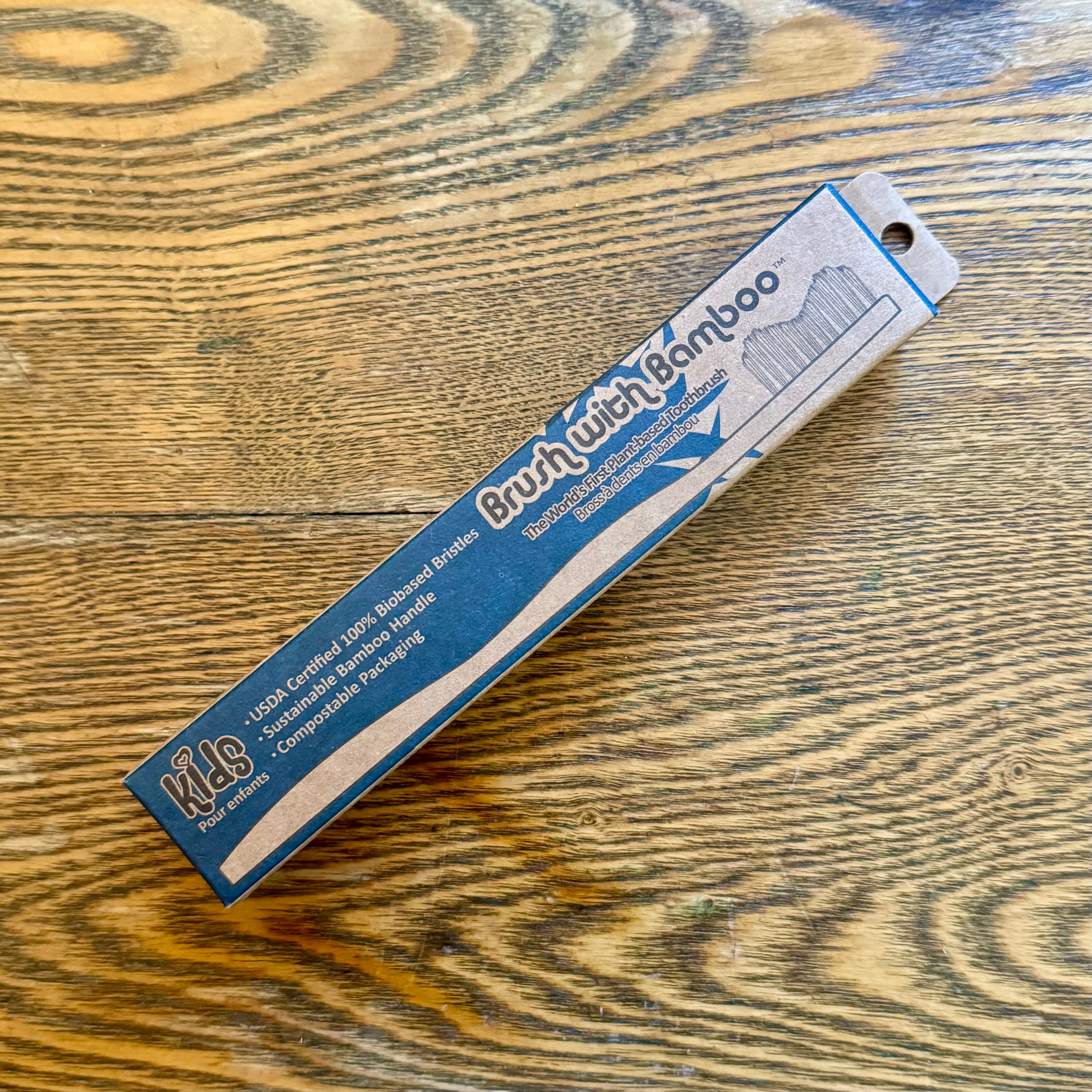 Bamboo Toothbrush, for Kids - 100% Plant Based