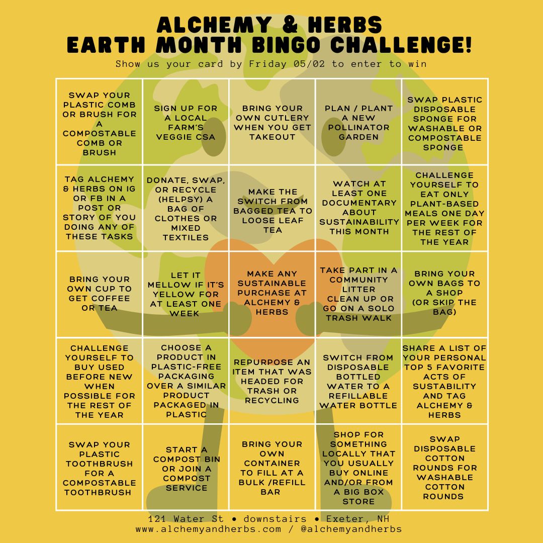 Earth Month Bingo