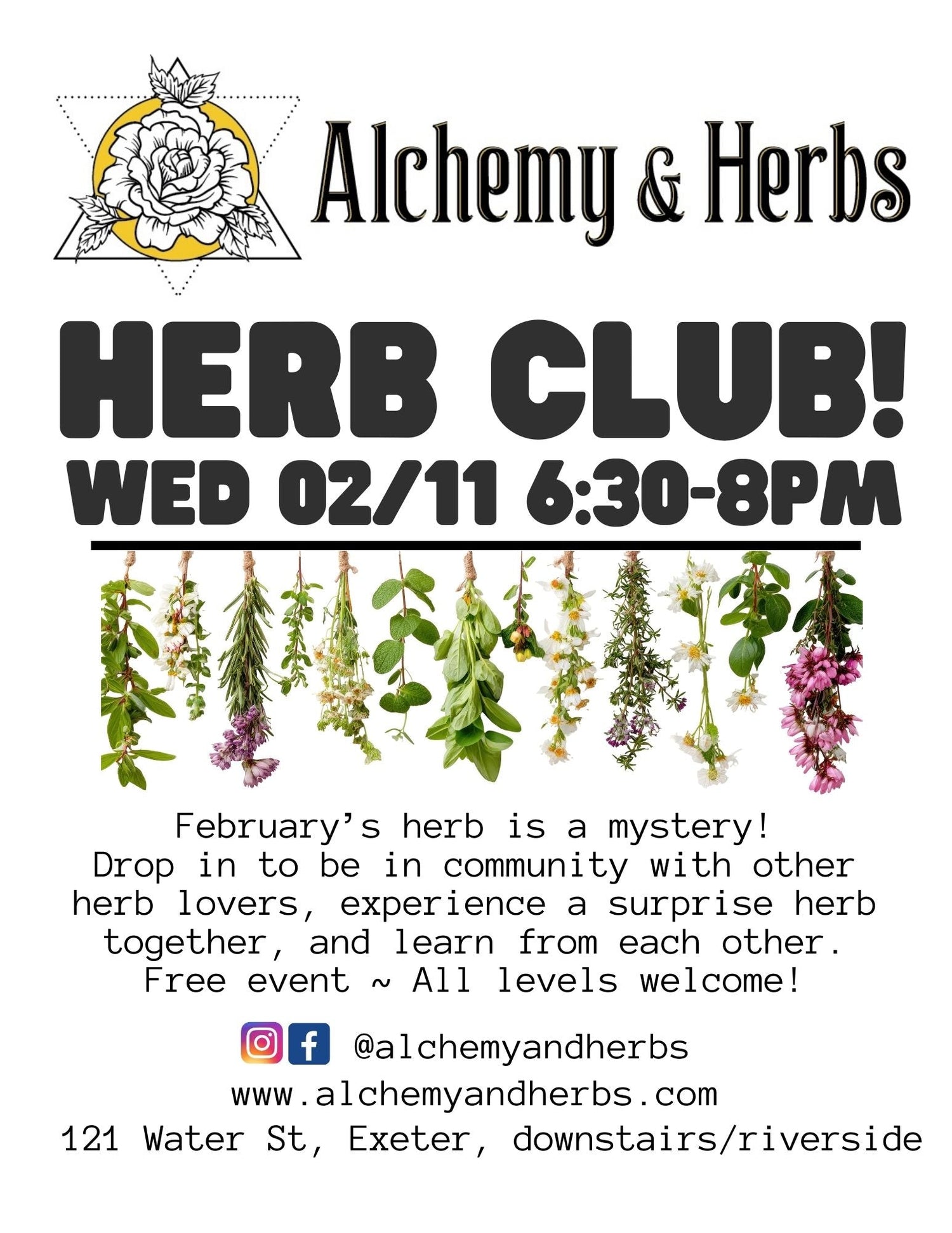 February Herb Club!