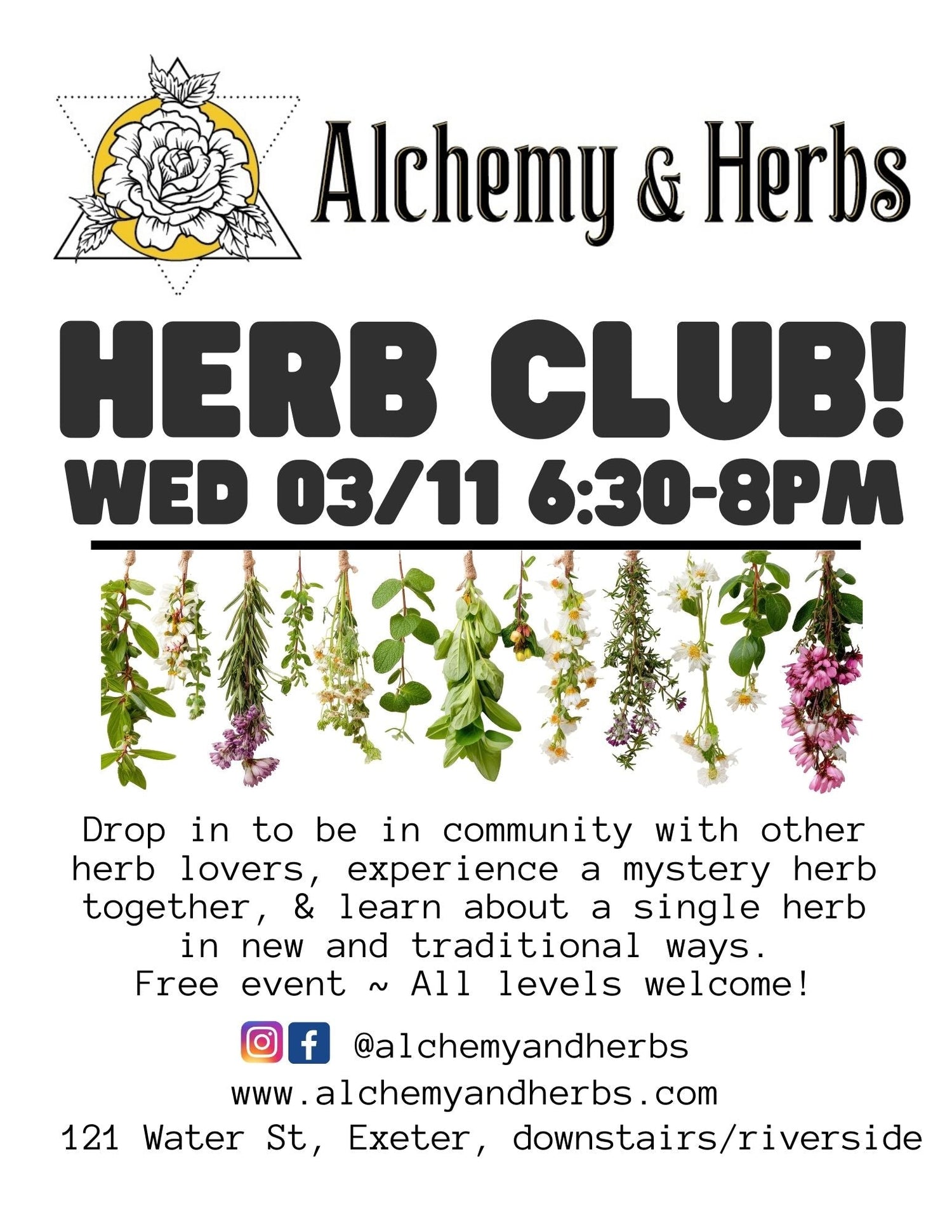 March Herb Club!