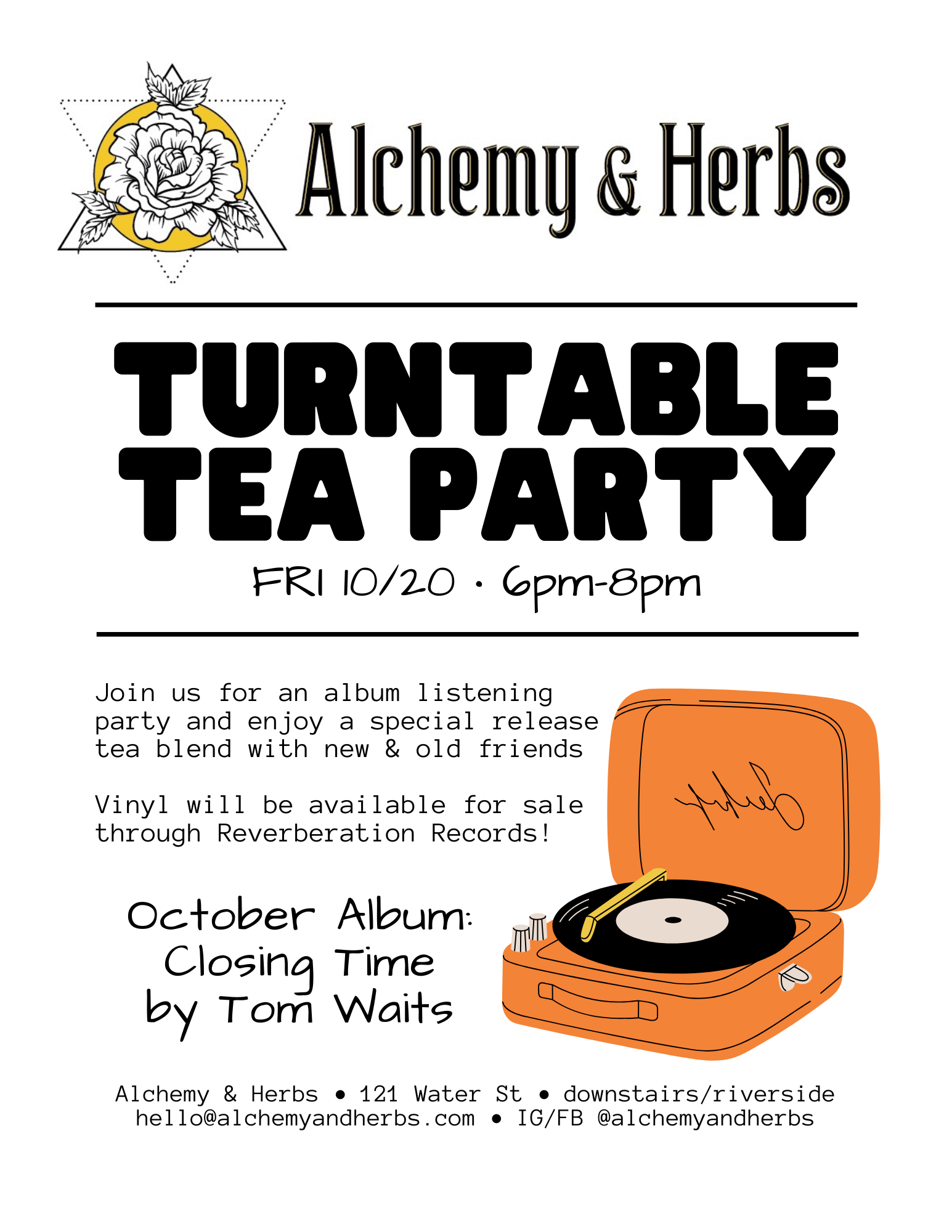 Turntable Tea Party!
