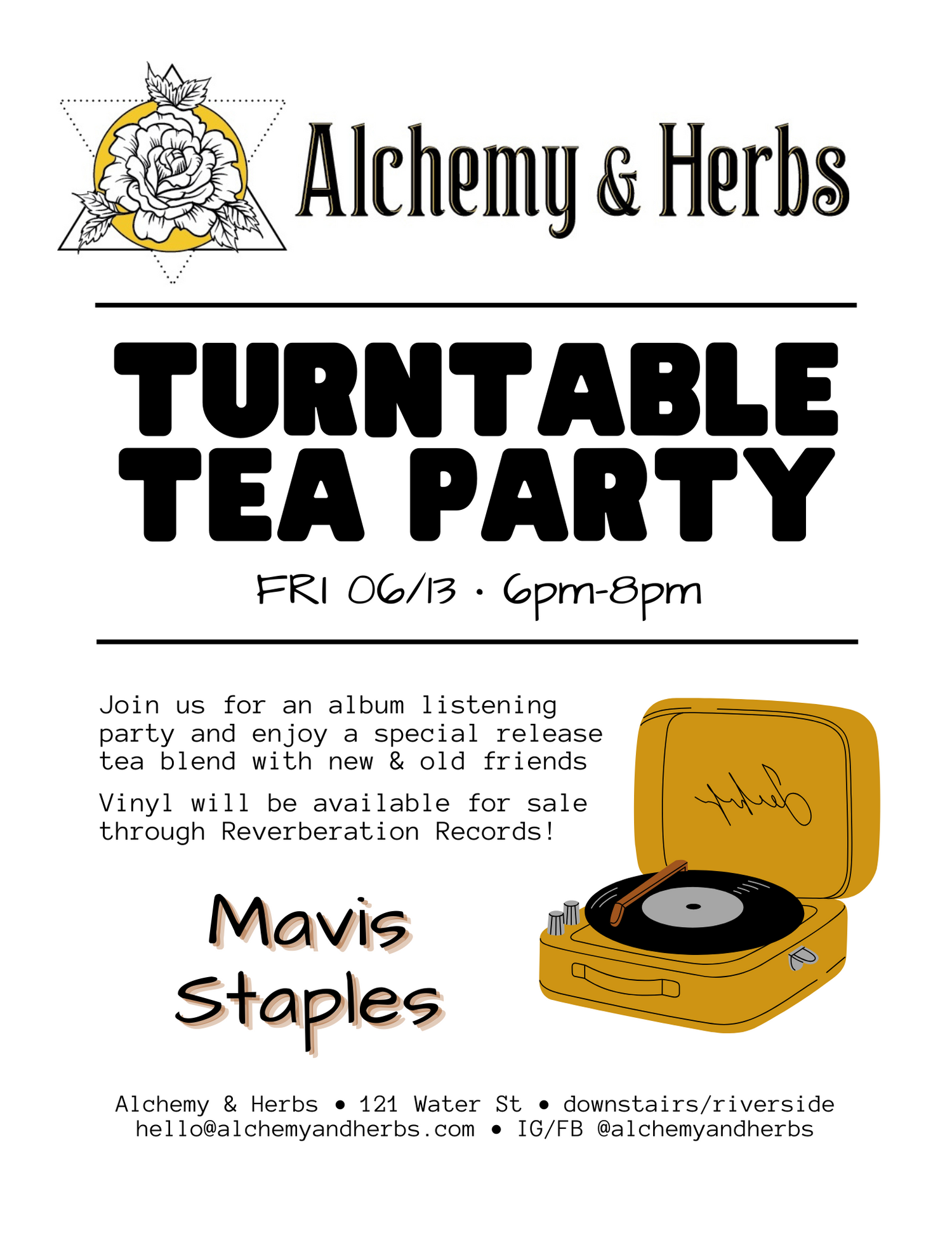Turntable Tea Party - Mavis Staples
