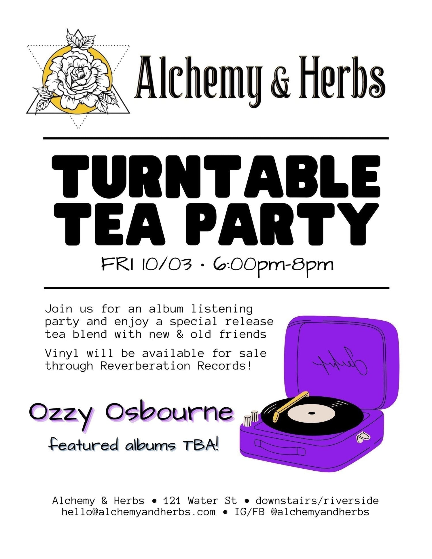 Turntable Tea Party featuring Ozzy Osbourne