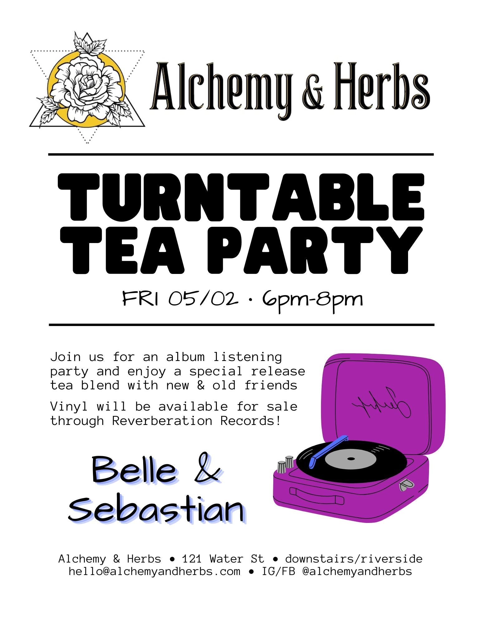 Turntable Tea Party - Belle & Sebastian