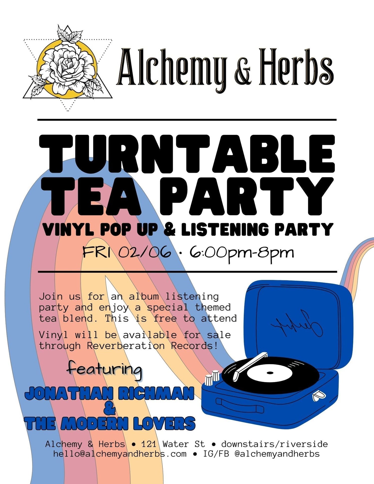 Turntable Tea Party featuring Jonathan Richman