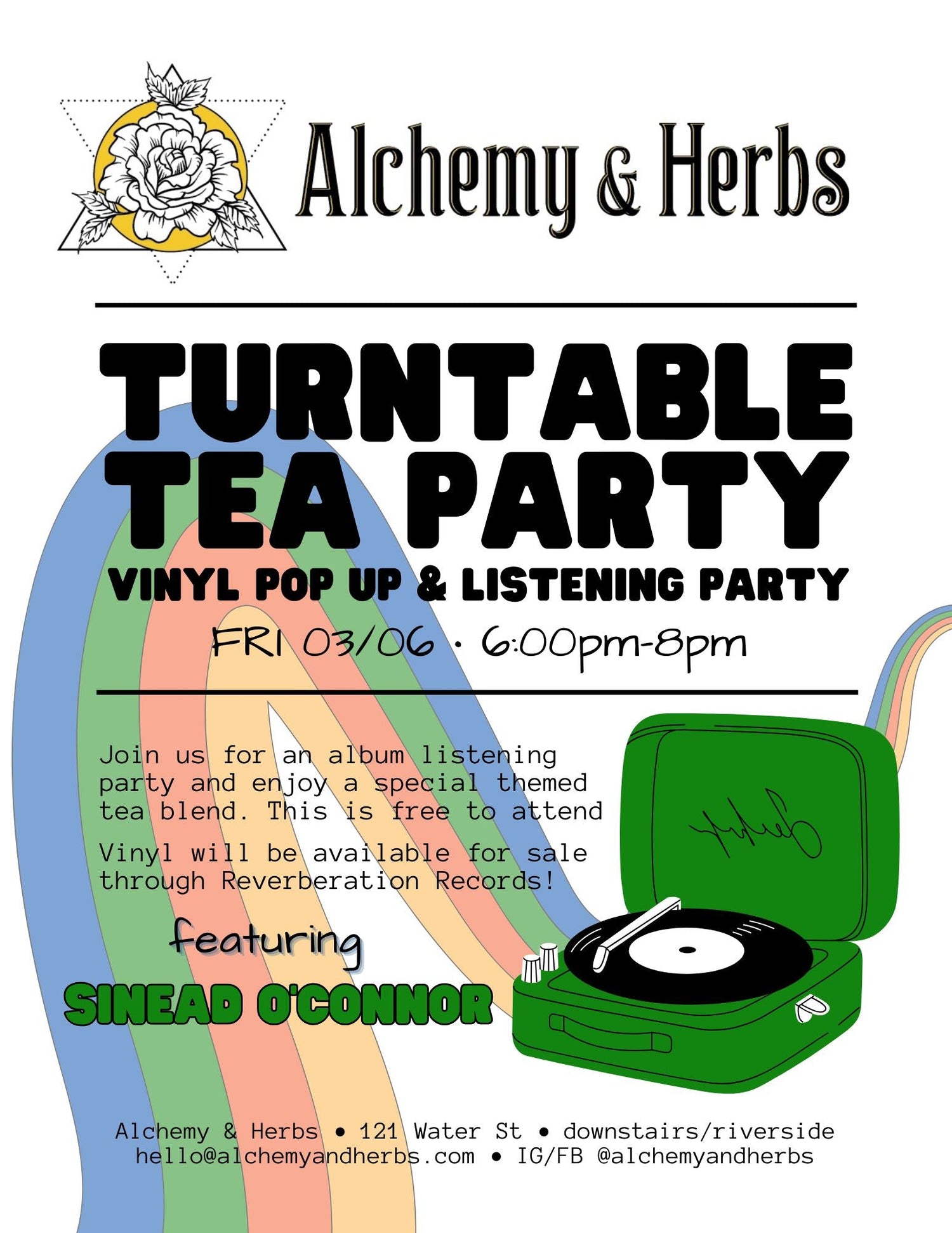 Turntable Tea Party featuring Sinead OConnor