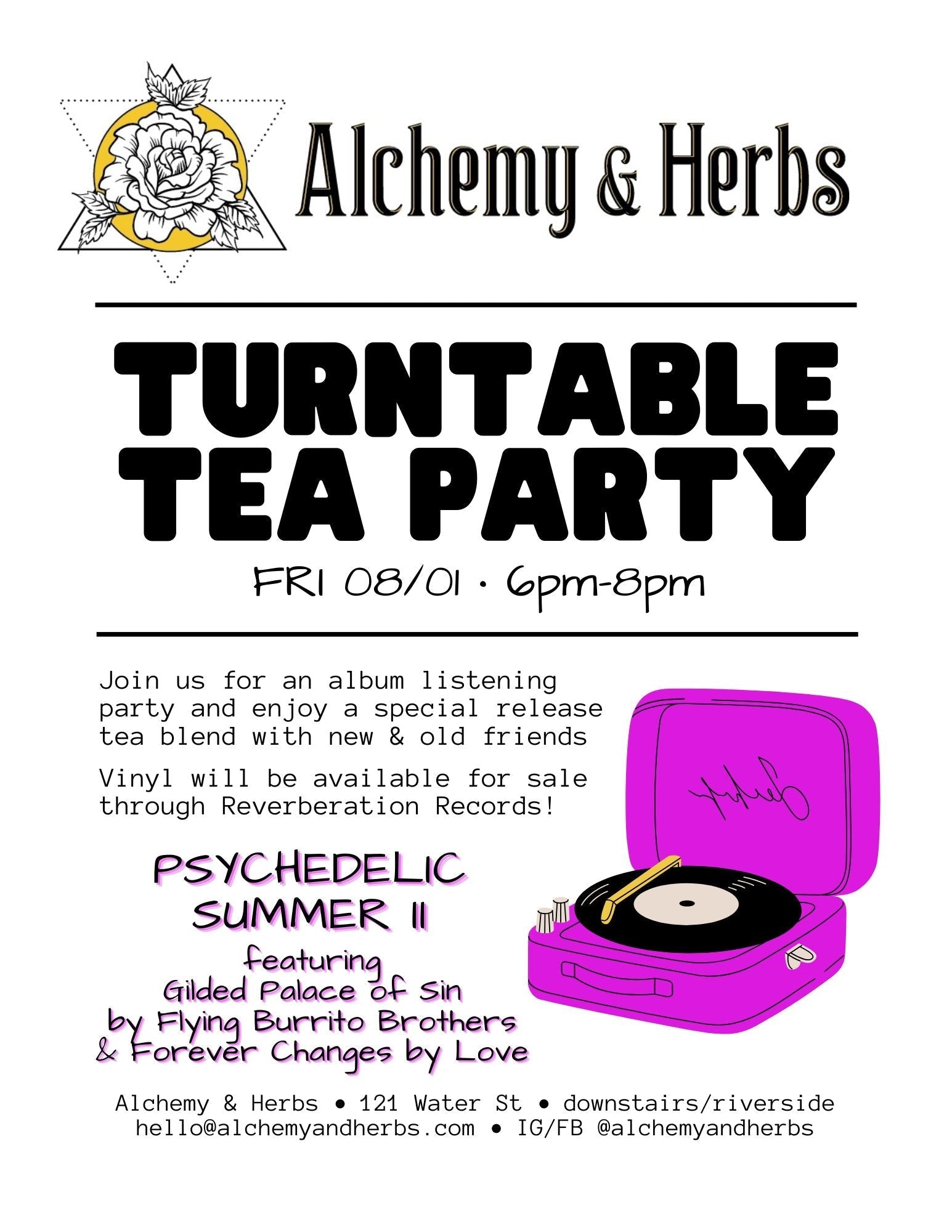 Turntable Tea Party - Psychedelic Summer II
