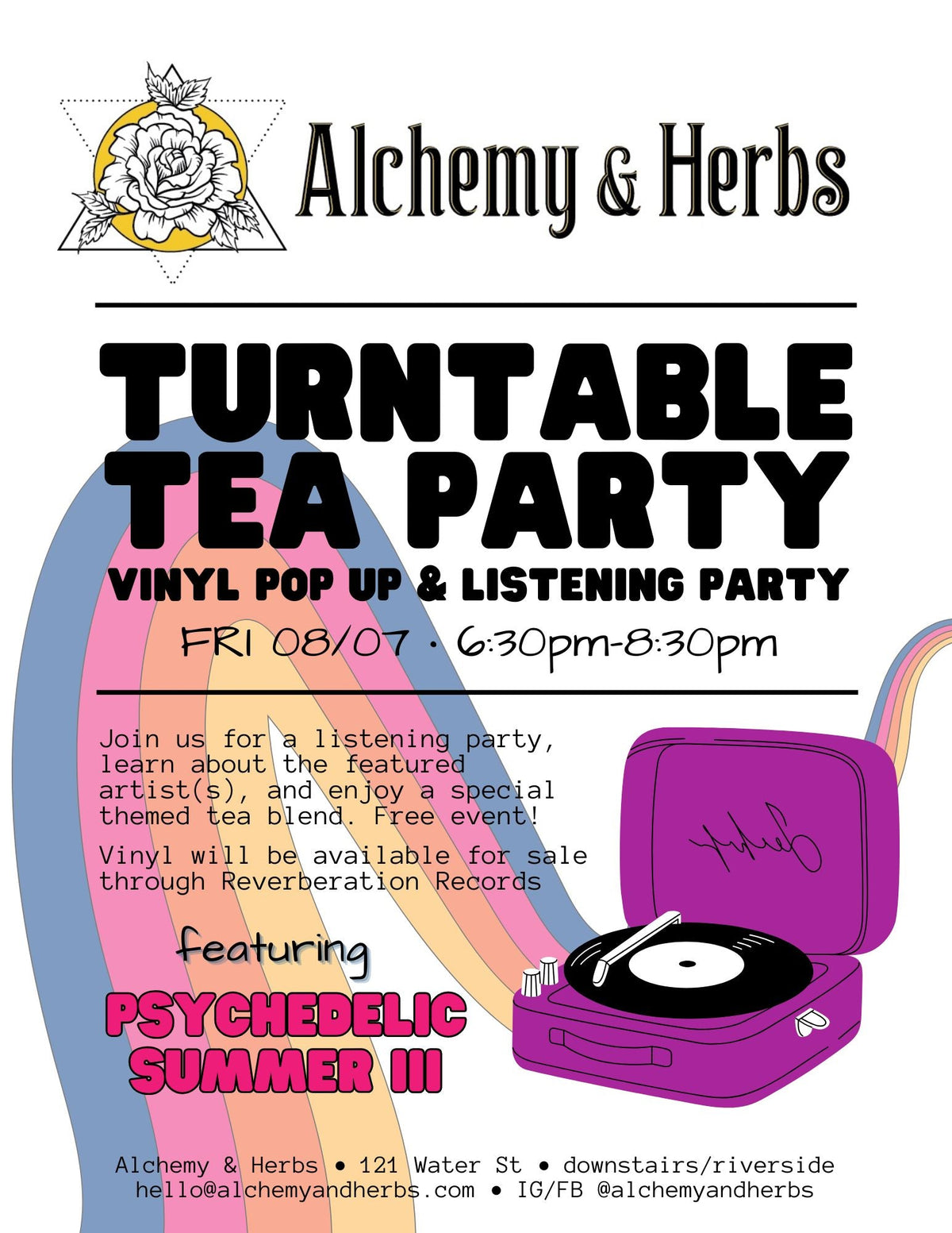 Turntable Tea Party - Psychedelic Summer III