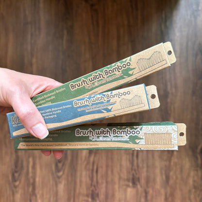 Bamboo Toothbrush, adult soft - 100% Plant Based