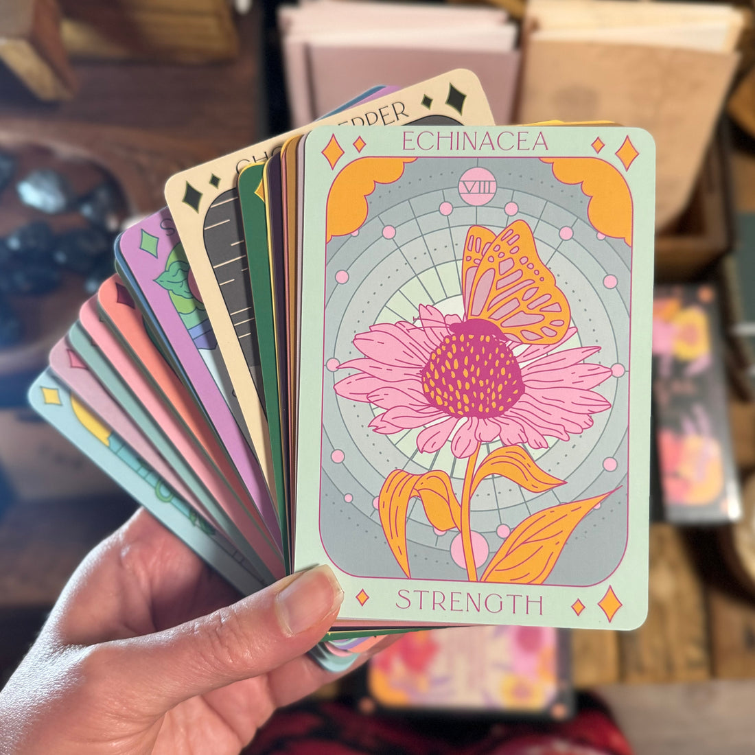 Botanical Tarot Deck &amp; Guidebook