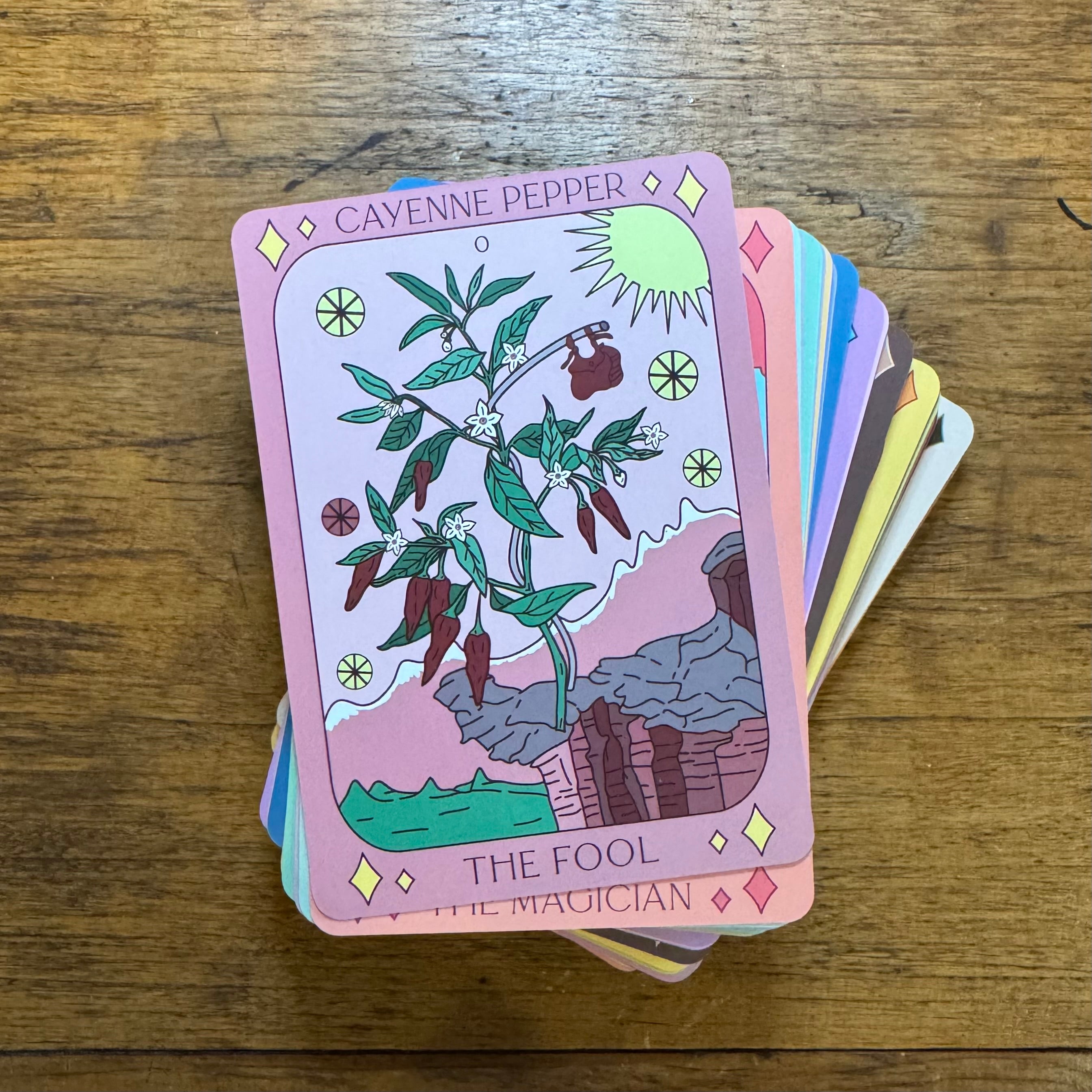 Botanical Tarot Deck &amp; Guidebook