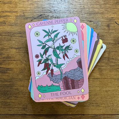 Botanical Tarot Deck &amp; Guidebook